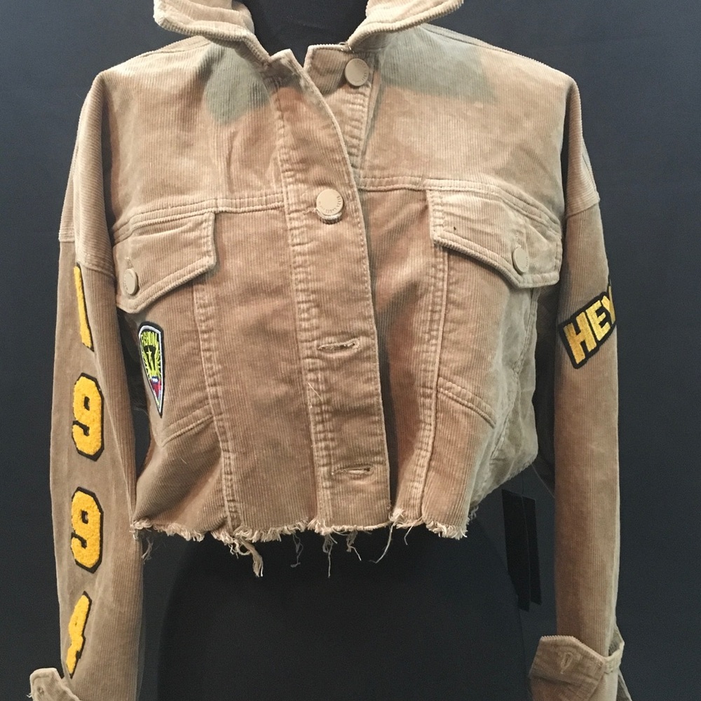 Corduroy Crop Jacket
